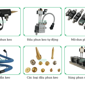 Các Loại Linh Kiện Máy Phun Keo Nóng Chảy